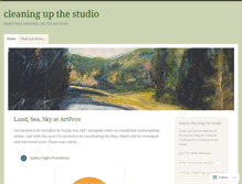 Tablet Screenshot of cleaningupthestudio.com